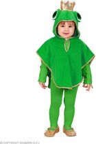 Widmann - Costume de princesse et de grenouille - Costume de jeune prince grenouille avec Kroon pour enfant - Vert - Taille 110 - Déguisements - Déguisements