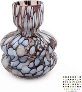 Design vaas Sienna - Fidrio PETAL - glas, mondgeblazen bloemenvaas - hoogte 20 cm