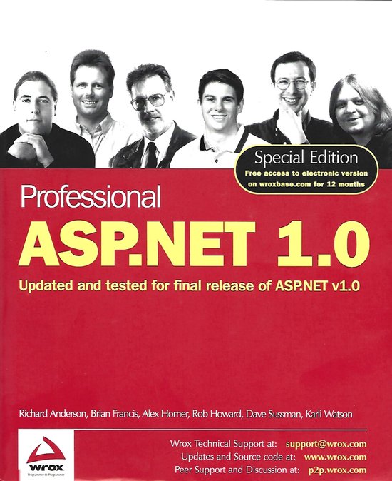 PROFESSIONAL ASP.NET 1,0 - cover