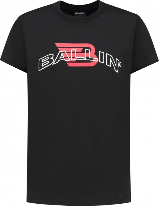 T-shirt Ballin Amsterdam avec imprimé sur le devant T-shirt Garçons - Noir - Taille 14