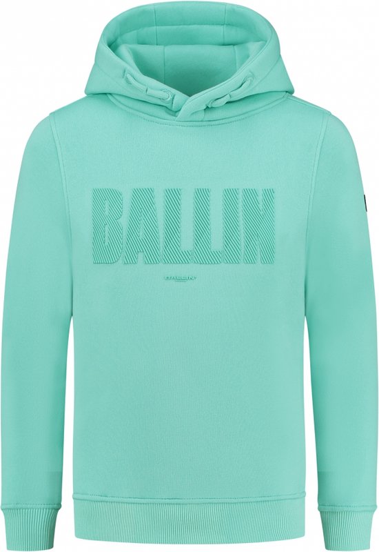 Ballin Amsterdam - Jongens Slim fit Sweaters Hoodie LS - Dark Mint - Maat 16