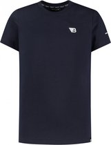 Ballin Amsterdam - Jongens Slim fit T-shirts Crewneck SS - Dark Blue - Maat 12