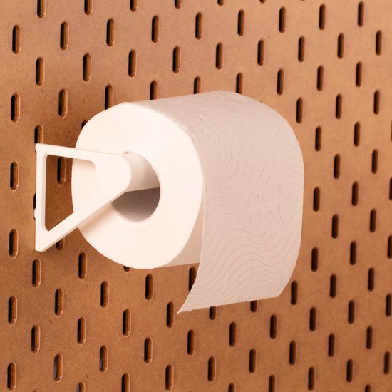 Foto: Rollenhouder voor ikea skadis pegboard zwart universeel ideaal voor keukenrol spoelen en folie