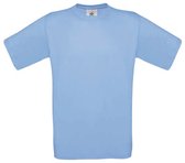 T-shirt Kind 1/2 Y (1/2 ans) B&C Ronde hals Korte mouw Sky Blue 100% Katoen