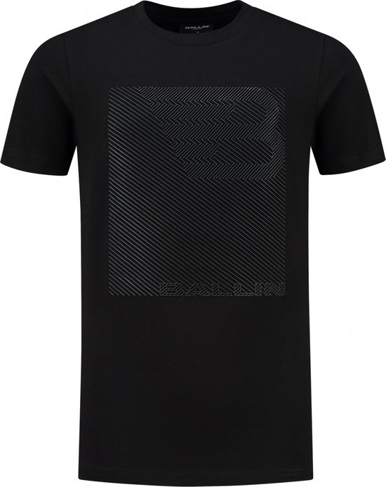 Ballin Amsterdam - Jongens Regular fit T-shirts Crewneck SS - Black - Maat 14