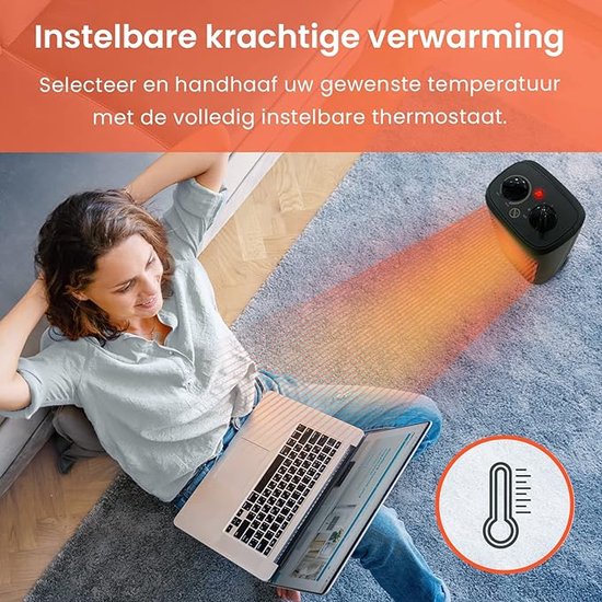 Zwart Pro Breeze elektrische kachels deals