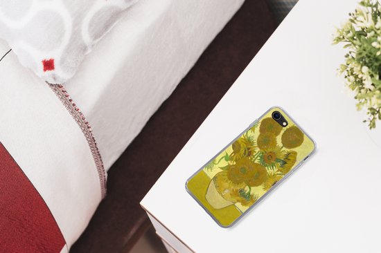 Coque iPhone 8 - Tournesols - Vincent van Gogh - Coque de téléphone en Siliconen