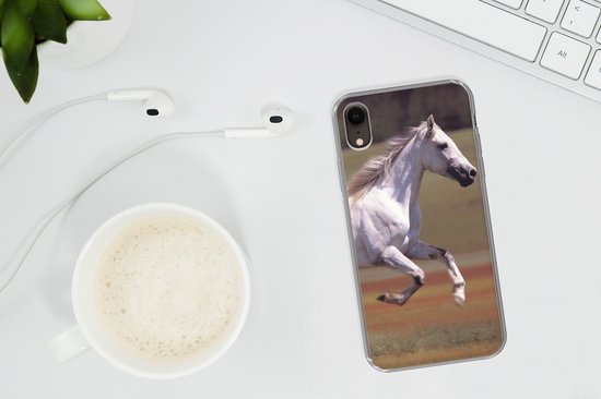 Coque iPhone XR - Cheval - Léger - Herbe - Siliconen