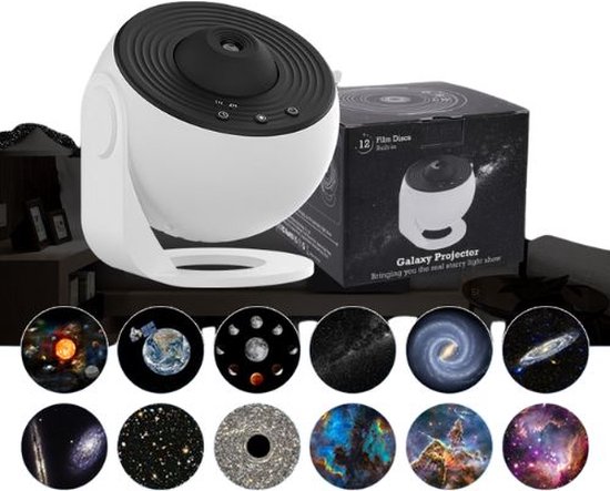 ExpanseShop - 12-in-1 Projectorlamp - Sterren Projector - Galaxy Projector - Sterrenhemel Projector - Heelal - Universum