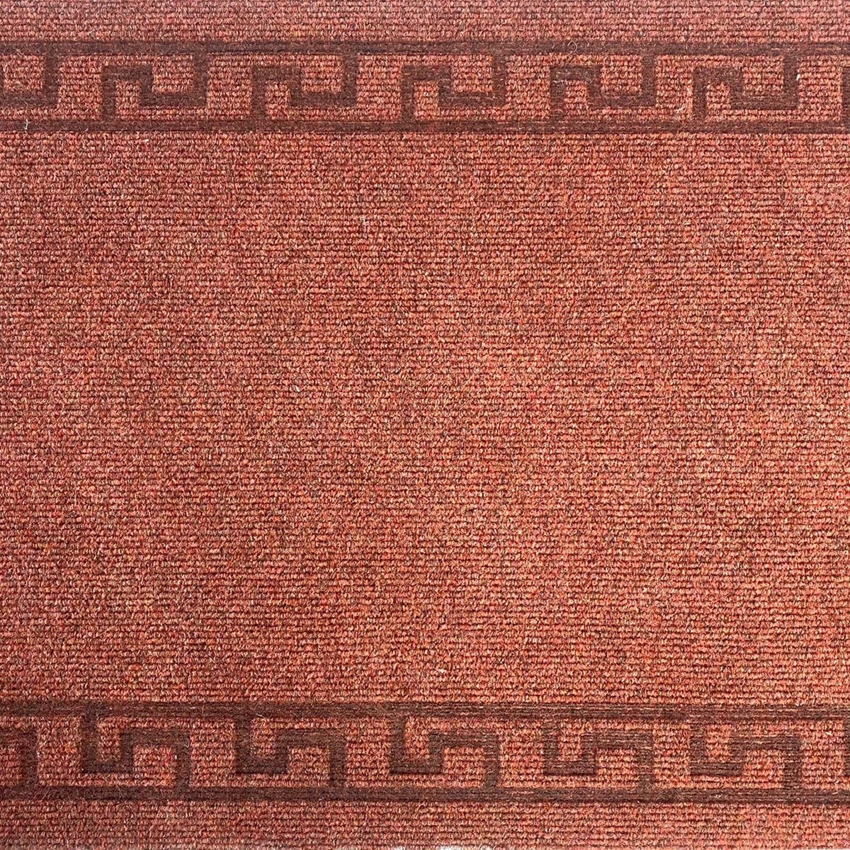 JYG GREECE TERRACOTTA - 66x180 cm - Antislip keukenloper - inkomloper - traploper - keukenmat - Verschillende Afmetingen en Kleuren