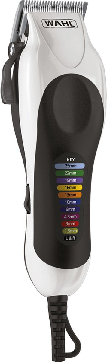 Wahl Tondeuse / Colourpro wit/blauw