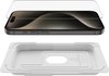 Belkin ScreenForce UltraGlass 2 antimikrobielle iPhone 15 Pro Display-Schutzfolie, kratzfest, dunnes Glas, Hartegrad 9H, mit Positionierungsschale zur blasenfreien Anbringung