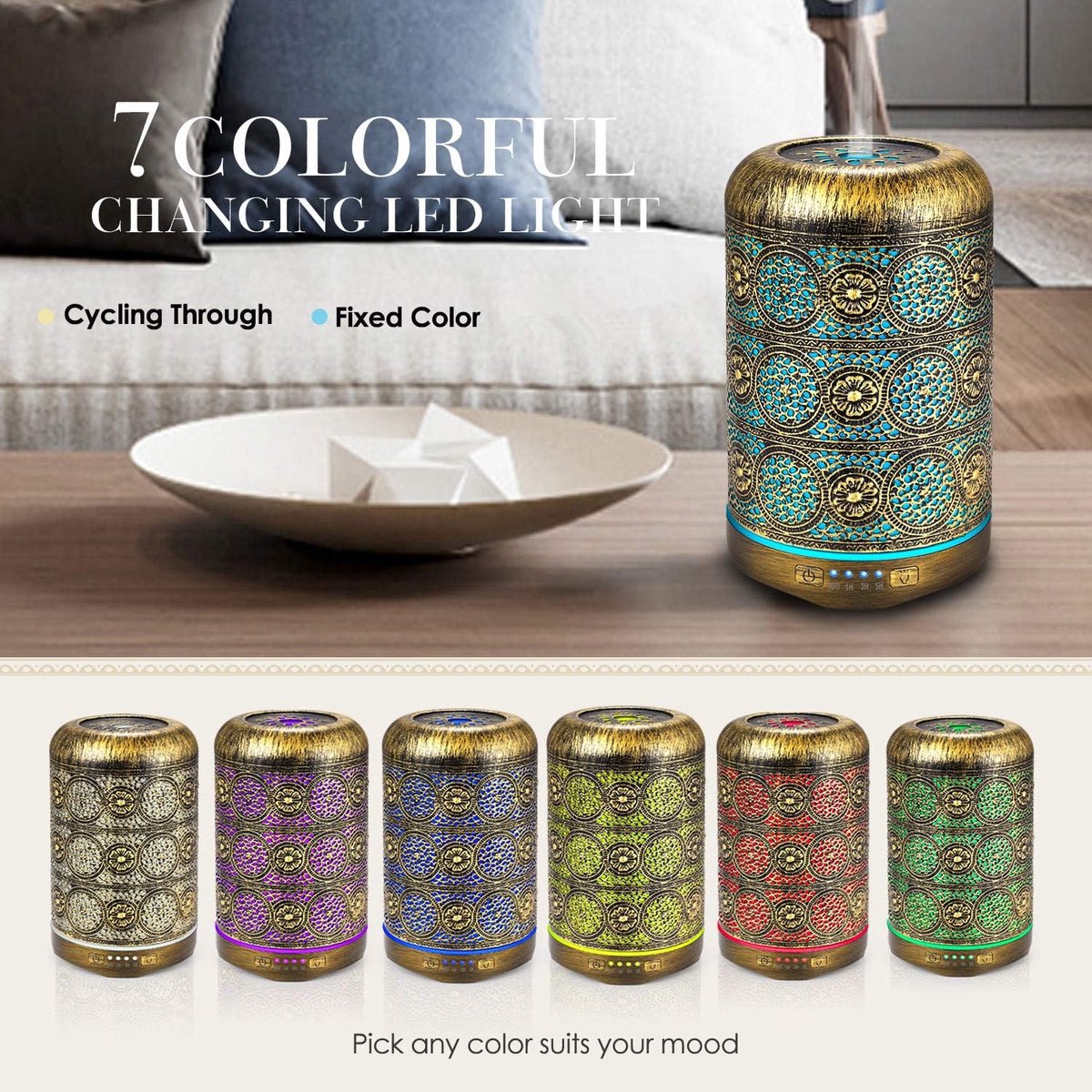 Goedkoopste Aroma Diffuser - Relax accessories – Aroma diffuser - Aromadiffuser, 260ml