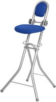 Bol.com Strijkstoel-Strijkkruk-Strijkstoel om te strijken - 47cm - Blauw aanbieding