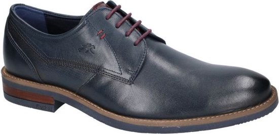 Fluchos -Heren - blauw donker - geklede lage schoenen - maat 45