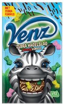 Venz - Rimboe Zebra Hagelslag Puur/Vanille - 380 g - Doos 9 pak