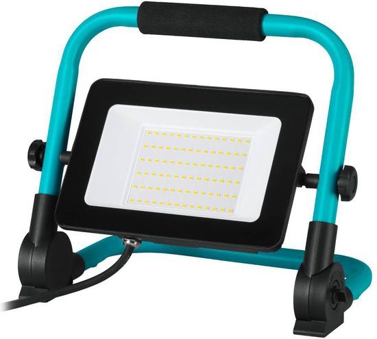 EGLO Avelar werklamp - Bouwlamp LED - 52W - Zwart/Turquoise
