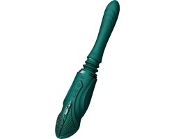 Zalo - Sesh - Verwarmende Stotende Vibrator met Afstandsbediening - Smaragd Groen