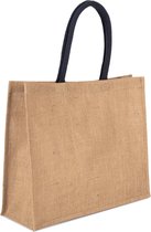 Tas One Size Kimood Natural / Navy 100% Jute