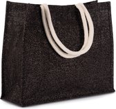 Tas One Size Kimood Black / Silver 100% Jute