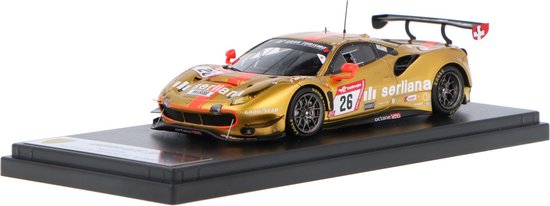 Ferrari 488 GT3 Evo Looksmart Modèle de voiture 1:43 2022 Björn Grossmann / Jonathan Hirschi / Luca Ludwig