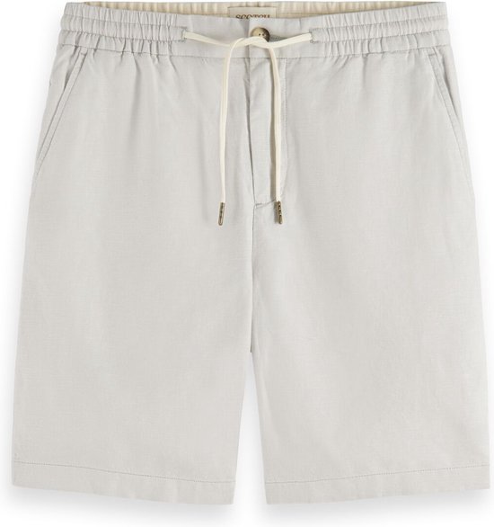 Scotch & Soda FAVE- Cotton/linen twill bermuda Heren Broek