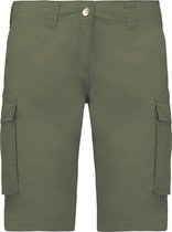 Bermuda/Short Dames 40 NL (42 FR) Kariban Light khaki 100% Katoen