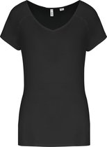 SportT-shirt Dames M Proact Ronde hals Korte mouw Black 88% Polyester, 12% Elasthan
