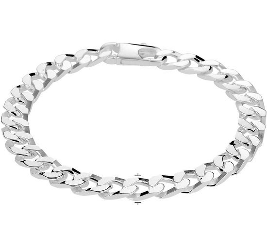 Armband - Zilver - 5mm - Sieraden - Zilveren Armband - Classic Bracelet - Stainless Steel - Armband - HipHop Armband - Schakel Armband - Sieraden Cadeau - Luxe Style - Duurzame Kwaliteit