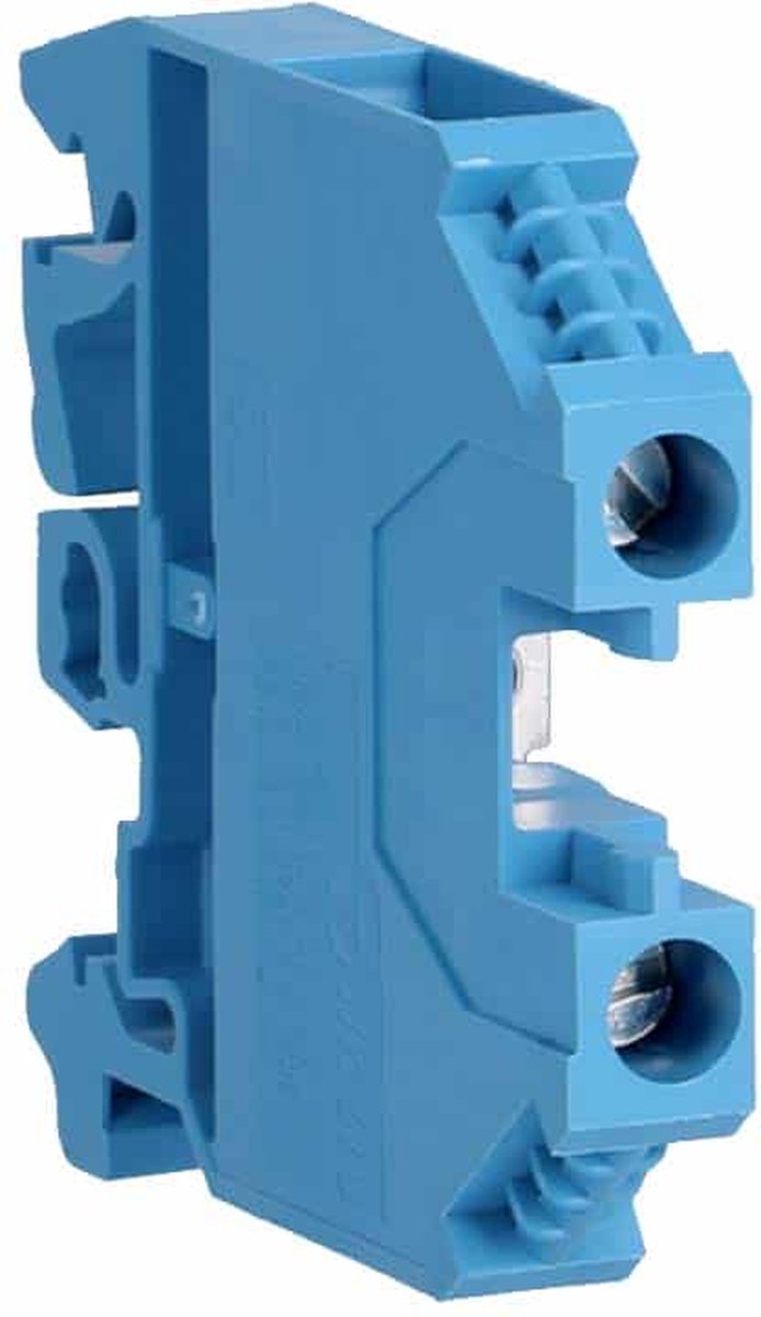 Hager montageklem 6mm2 blauw