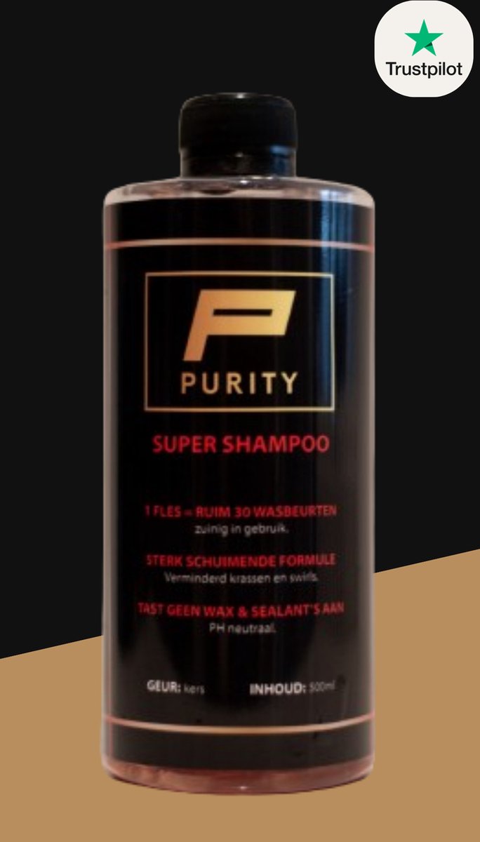 Purity Official - Super shampoo - Auto en motor wassen -Autowassen -500 ml