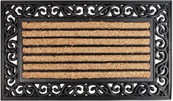 Kokos deurmat 75x45 cm - vuilvangmat deurmat deurmat buiten