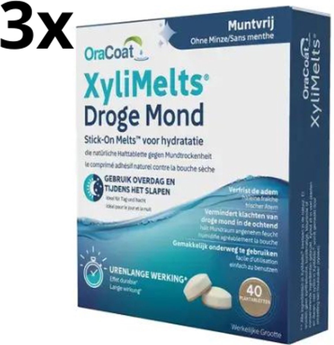 Oracoat Xylimelts Muntvrij - 3 x 40 stuks - Voordeelverpakking