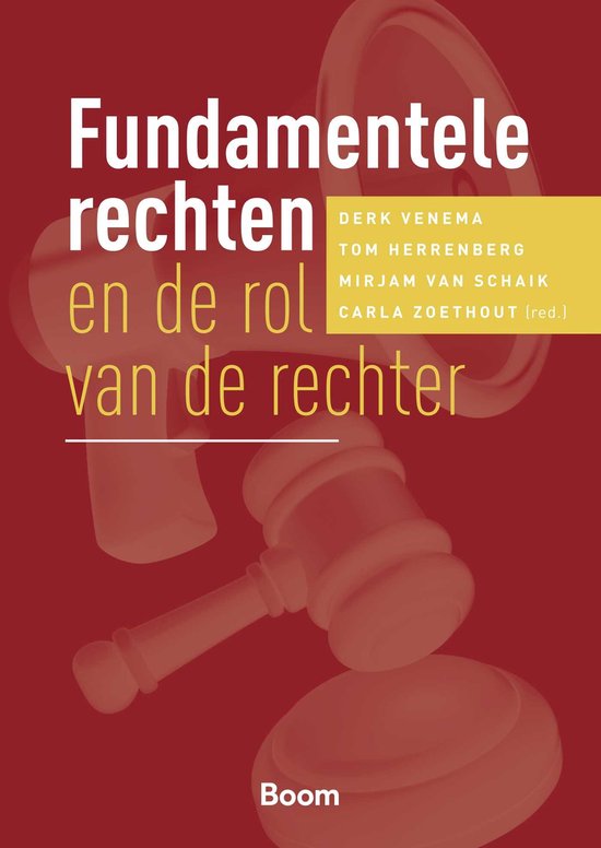 Fundamentele rechten en de rol van de rechter - cover