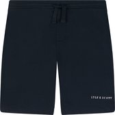 Sweat short Script - Donker navy blauw