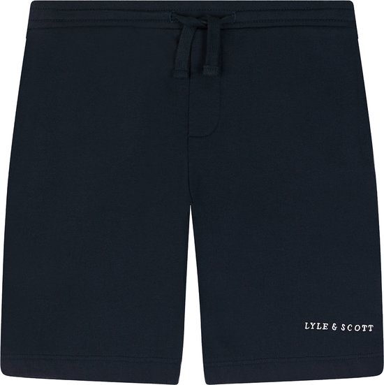 Sweat short Script - Donker navy blauw