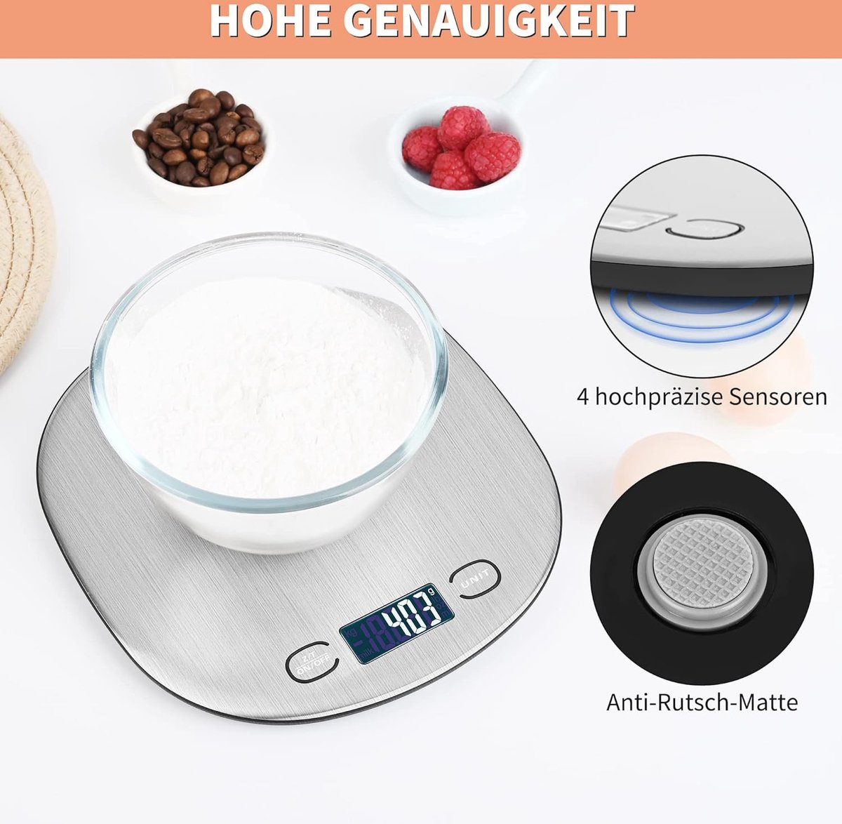Luxe keukenweegschaal