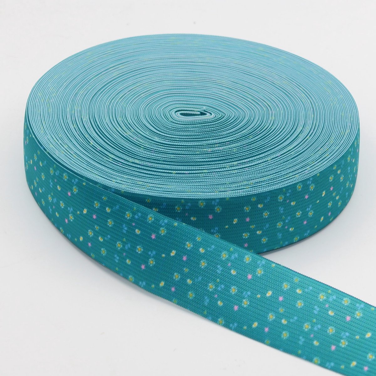 5 Meter BEDRUKTE TAILLEBAND ELASTIEK, Breedte 40MM, Kleur 01