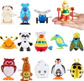 THE TWIDDLERS 28 Opwindbare Speelgoed, Mechanische Springen Speeltjes voor Jongens en Meisjes - Verjaardagen, Kinderfeestjes, Uitdeelcadeautjes, Traktaties, Weggeef Cadeautjes