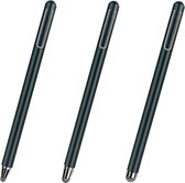 Cazy Stylus Pen 3 Pack / Stylus Pen Tablet - Touchscreen Compatible - Hoogwaardig materiaal - Beeldscherm Vingerafdruk Vrij - 4/6/8 mm - Zwart