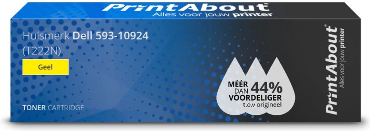 PrintAbout - Alternatief voor de Dell 593-10924 / geel