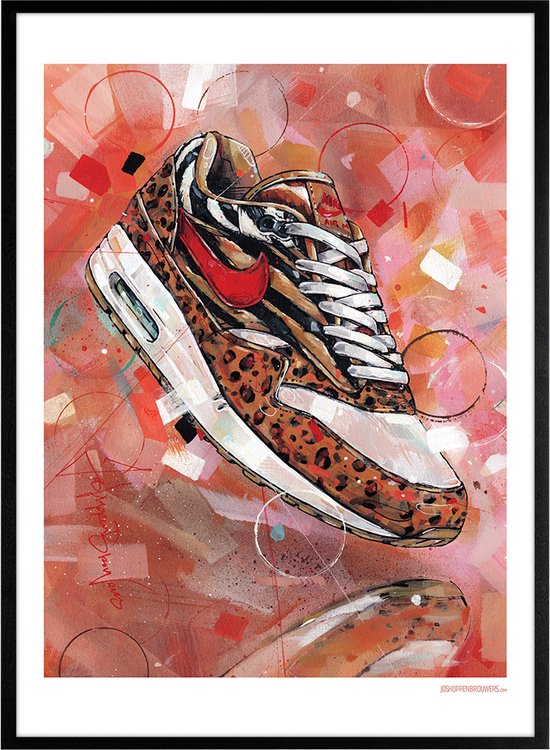 Sneaker print Animal pack 1.0 51x71 cm *ingelijst & gesigneerd