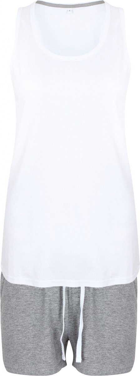 Towel City Short Pyjamas Set In A Bag - White