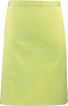 Schort/Tuniek/Werkblouse Unisex One Size Premier Lime 65% Polyester, 35% Katoen