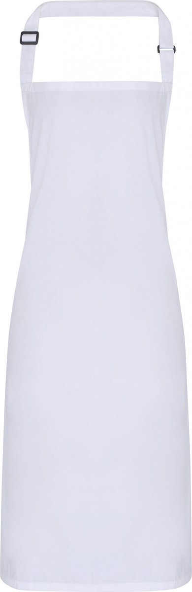 Schort/Tuniek/Werkblouse Unisex One Size Premier White 100% Polyester