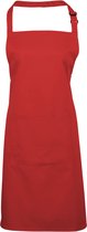 Schort/Tuniek/Werkblouse Unisex One Size Premier Red 65% Polyester, 35% Katoen