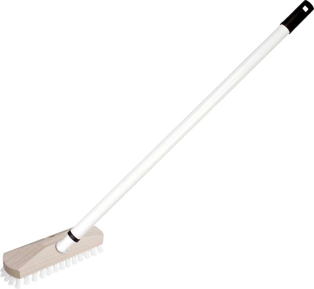 Goedkoopste Schrobber - met telescoopsteel - 80-130 cm - schrobborstel - schoonmaakborstel
