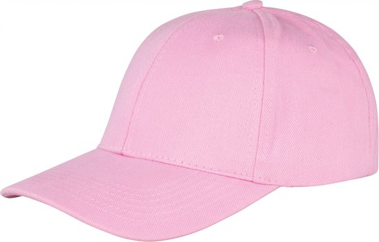 Memphis Brushed Cotton Low Profile Cap - One Size, Roze