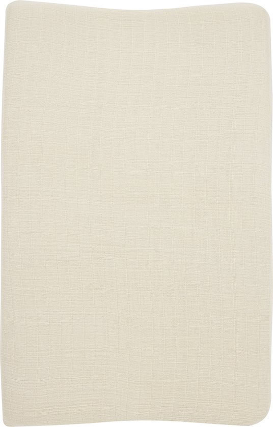 Meyco Baby Uni aankleedkussenhoes - pre-washed hydrofiel - soft sand - 50x70cm — afbeelding 4