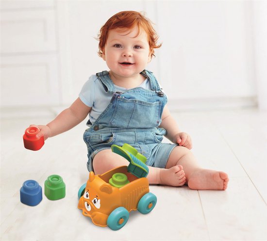 Clementoni Soft Clemmy - Emmer met Bouwset en Hondje - Zachte Stapelblokken - Speelgoed voor Baby’s vanaf 6 maanden van Clementoni — afbeelding 2